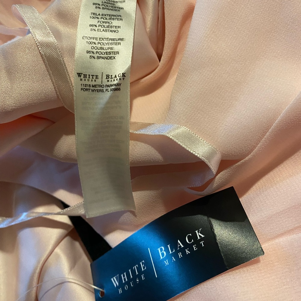 White House Black Market Light Pink Maxi Dress - Picture 7 of 8